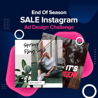 End of Season SALE Instagram Ad Design Challenge